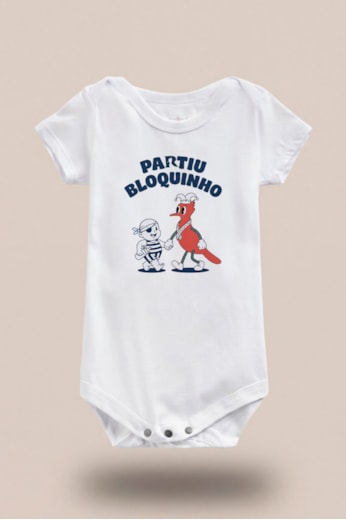 Body Rsv Mini Partiu Bloquinho