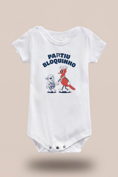Body Rsv Mini Partiu Bloquinho