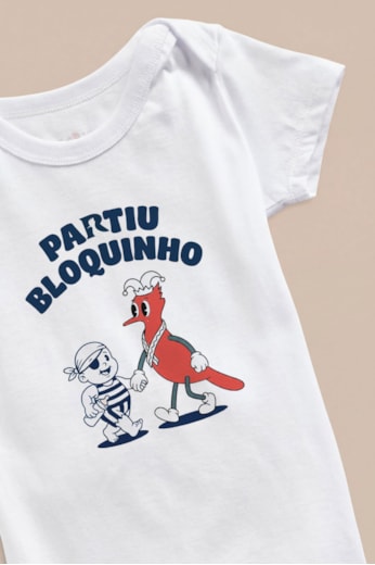 Body Rsv Mini Partiu Bloquinho