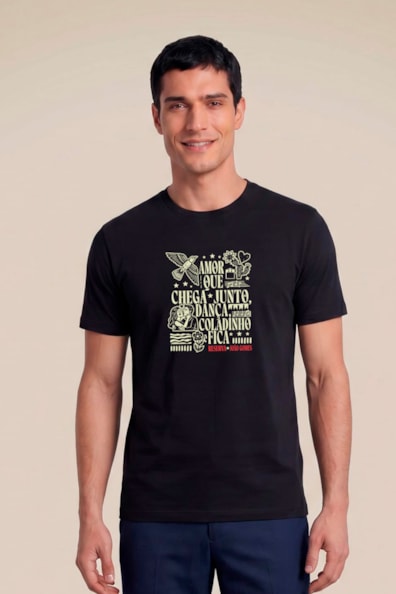 Camiseta Est Amor Que Chega Junto Jg
