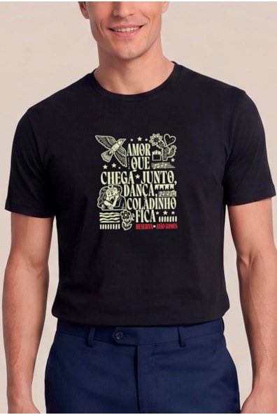 Camiseta Est Amor Que Chega Junto Jg