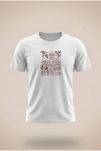 Camiseta Est Amor Que Chega Junto Jg