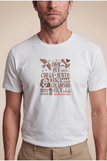 Camiseta Est Amor Que Chega Junto Jg
