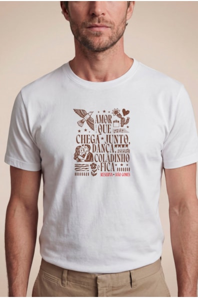 Camiseta Est Amor Que Chega Junto Jg