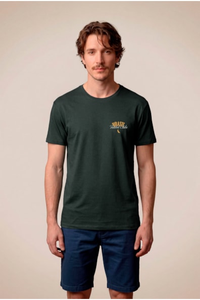 Camiseta Est Brasil Futebol Escudo