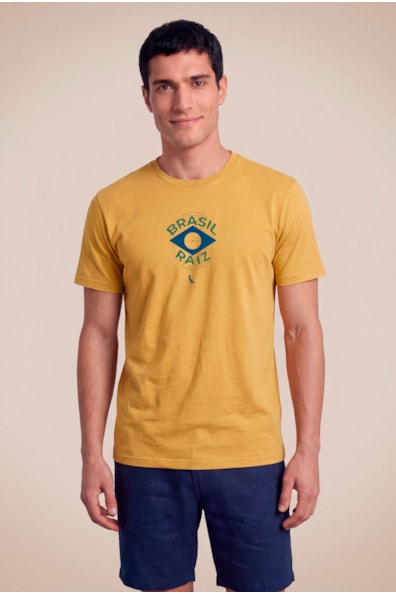 Camiseta Est Brasil Raiz