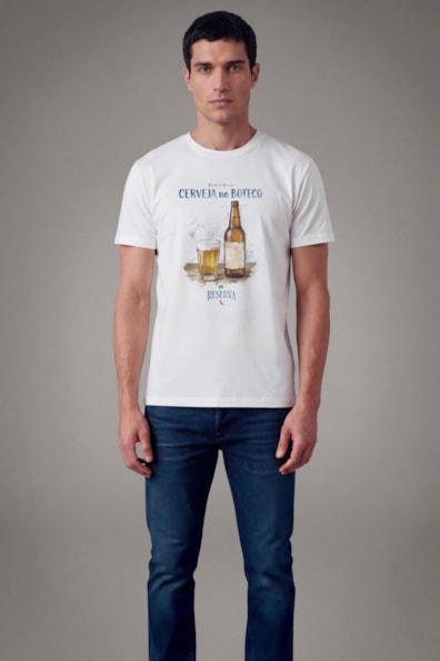 Camiseta Est Cerveja No Boteco