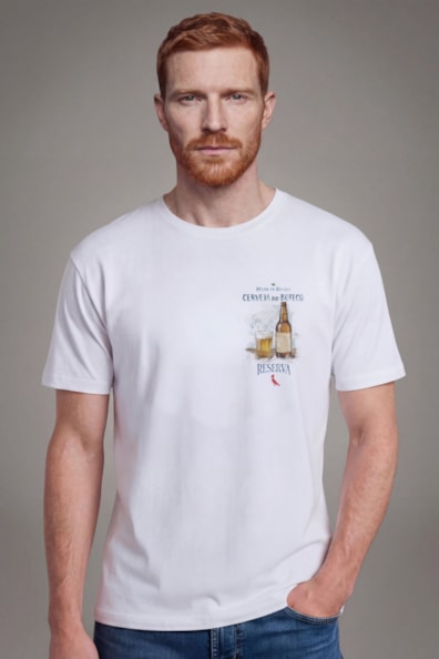 Camiseta Est Esc Cerveja No Boteco