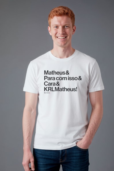 Camiseta Est Matheus Costa Cara & Krlmat