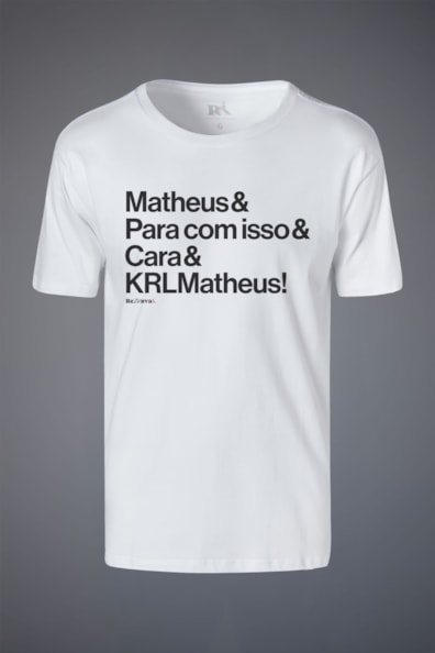 Camiseta Est Matheus Costa Cara & Krlmat