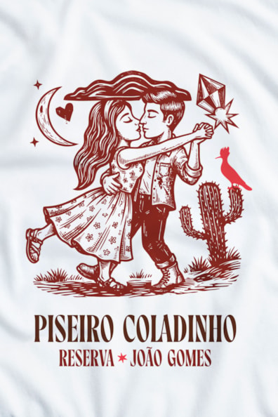Camiseta Est Piseiro Coladinho Joao Gome