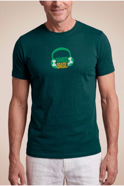 Camiseta Est Vamos Brasil Futparodias