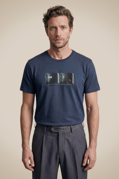 Camiseta Estampada Ctrl+c