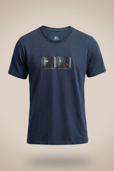 Camiseta Estampada Ctrl+c