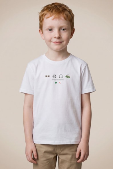 Camiseta Mini Est Futparodias Jeitinho B