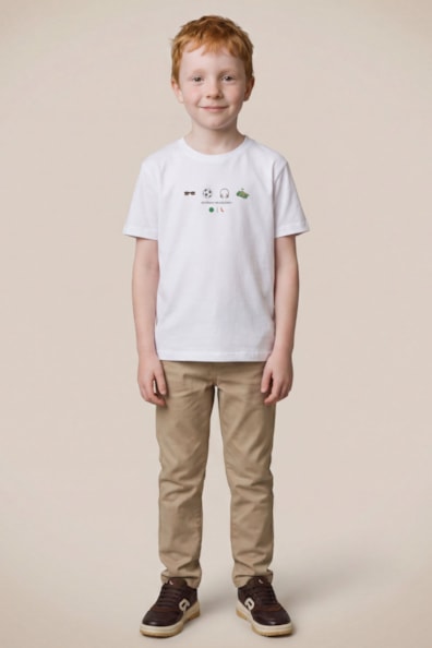 Camiseta Mini Est Futparodias Jeitinho B
