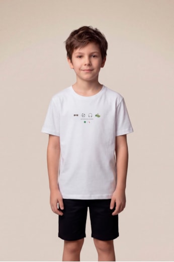 Camiseta Mini Est Futparodias Jeitinho B