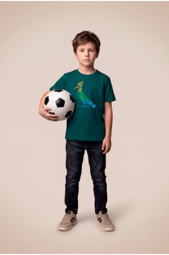 Camiseta Mini Est Pica Pau Futparodias