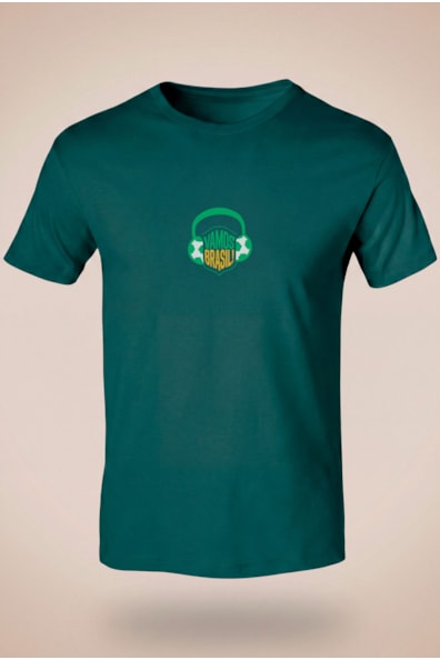 Camiseta Mini Est Vamos Brasil