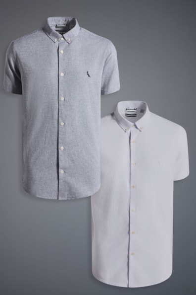 Kit 2 Camisas Mc Oxford Color