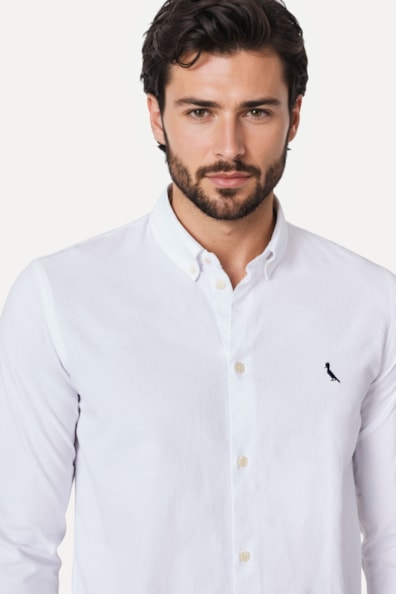 Kit 2 Camisas Oxford Sport