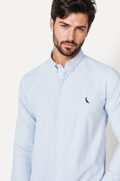 Kit 2 Camisas Oxford Sport