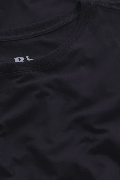 Kit 2 Camisetas Básica Preta