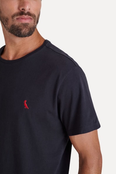 Kit 2 Camisetas Básicas Brasa Pica-pau Bordado