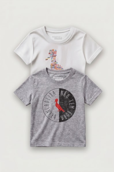 Kit 2 Camisetas Europa E Não Tem Hora