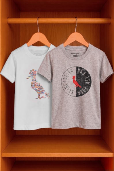 Kit 2 Camisetas Europa E Não Tem Hora