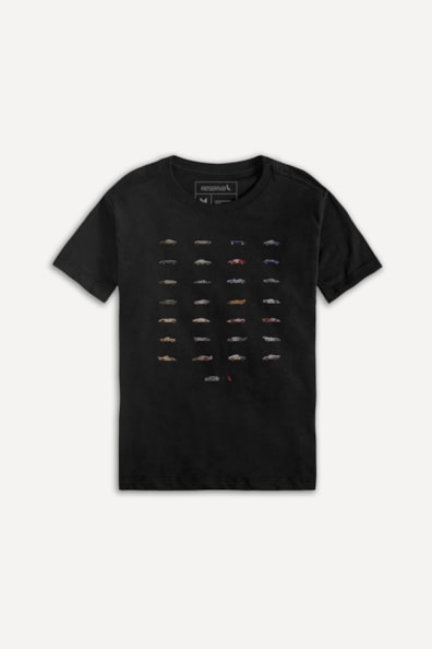 Kit 2 Camisetas Mosaico Carros E Não Tem Hora