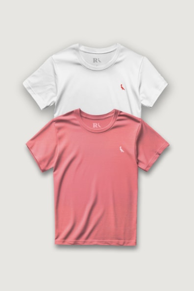 Kit 2 Camisetas Pica-pau Suspiro E Brasa
