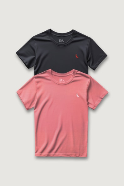 Kit 2 Camisetas Pica-pau Suspiro E Brasa