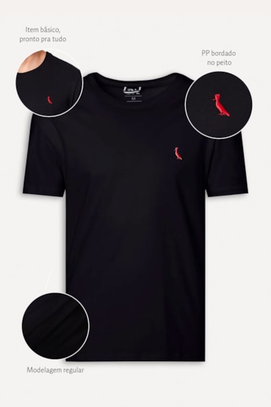 Kit 3 Camisetas Bordadas Brasa E Gota Reserva