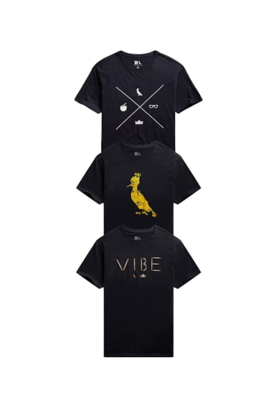 Kit 3 Camisetas Reserva Ícone Thiaguinho