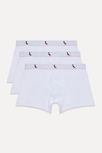 Kit 3 Cuecas Boxer Algodão Reserva