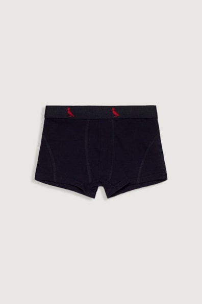 Kit 7 Cuecas Pretas Mini Boxer